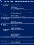 NUR 430 Exam 3 questions & answers A&plus; latest update