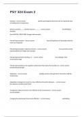 PSY 324 Exam 2 Questions With Multiple Choices And Verified Answers&period;