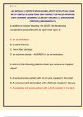 JBL MODULE 4 CERTIFICATION EXAM LATEST 2025 ACTUAL EXAM  WITH COMPLETE QUESTIONS AND CORRECT DETAILED ANSWERS  &lpar;100&percnt; VERIFIED ANSWERS&rpar; &vert;ALREADY GRADED A&plus;&vert; &vert;&vert;PROFESSOR  VERIFIED&vert;&vert; &vert;&vert;BRANDNEW&excl;&excl;&excl;&vert;&vert;