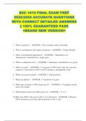 BSC 1010 FINAL EXAM PREP  2025&sol;2026 ACCURATE QUESTIONS  WITH CORRECT DETAILED ANSWERS  &vert;&vert; 100&percnt; GUARANTEED PASS  <BRAND NEW VERSION> 