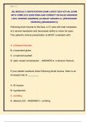 JBL MODULE 5 CERTIFICATION EXAM LATEST 2025 ACTUAL EXAM  WITH COMPLETE QUESTIONS AND CORRECT DETAILED ANSWERS  &lpar;100&percnt; VERIFIED ANSWERS&rpar; &vert;ALREADY GRADED A&plus;&vert; &vert;&vert;PROFESSOR  VERIFIED&vert;&vert; &vert;&vert;BRANDNEW&excl;&excl;&excl;&vert;&vert;