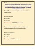 JBL MODULE 6 CERTIFICATION EXAM LATEST 2025 ACTUAL EXAM  WITH COMPLETE QUESTIONS AND CORRECT DETAILED ANSWERS  &lpar;100&percnt; VERIFIED ANSWERS&rpar; &vert;ALREADY GRADED A&plus;&vert; &vert;&vert;PROFESSOR  VERIFIED&vert;&vert; &vert;&vert;BRANDNEW&excl;&excl;&excl;&vert;&vert;