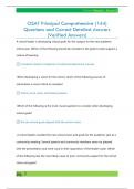 OSAT Principal Comprehensive &lpar;144&rpar;  Questions and Correct Detailed Answers  &lpar;Verified Answers&rpar;