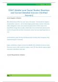OSAT  Questions and Correct Detailed Answers &lpar;Verified Answers&rpar;