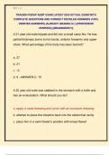 TRAUMA FISDAP AEMT EXAM LATEST 2025 ACTUAL EXAM WITH  COMPLETE QUESTIONS AND CORRECT DETAILED ANSWERS &lpar;100&percnt;  VERIFIED ANSWERS&rpar; &vert;ALREADY GRADED A&plus;&vert; &vert;&vert;PROFESSOR  VERIFIED&vert;&vert; &vert;&vert;BRANDNEW&excl;&excl;&excl;&vert;&vert; 