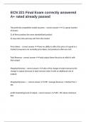 ECN 221 Final Exam correctly answered A&plus; rated already passed