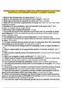 MASSACHUSETTS FUNERAL DIRECTOR JURISPRUDENCE STATE EXAM QUESTIONS AND ANSWERS GRADED A&plus; NEWEST VERSION&period;