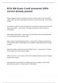ECN 306 Exam 3 well answered 100&percnt; correct already passed