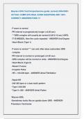 Baycare EKG Test&sol;Comprehensive guide&sol; &lpar;solved&rpar; 2024&sol;2025&sol; ACTUAL COMPLETE REAL EXAM QUESTIONS AND 100&percnt;  CORRECT ANSWERS PASS &excl;&excl;&excl;
