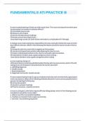 Fundamentals of ATI Practice B Key Concepts and Strategies
