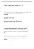 Pharm capstone assessment 2&comma; 2025&sol;2026 UPDATE &vert; QUESTIONS WITH 100&percnt; VERIFIED CORRECT ANSWERS &vert; CERTIFIED TEST BANK SOLUTIONS GRADE A&plus;&period;