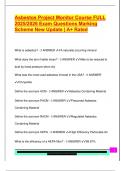 Asbestos Project Monitor Course FULL  2025&sol;2026 Exam Questions Marking  Scheme New Update &vert; A&plus; Rated 