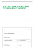 DCJS STUDY GUIDE 2025 QUESTIONS WITH 100&percnt; CIRRECT ANSWERS&excl;&excl;
