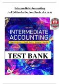 Test Bank Intermediate Accounting &ndash; Elizabeth A&period; Gordon &lpar;3rd Edition&rpar; &vert; Full Question Bank with Answers