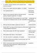 Micro 3050 &ndash; Cumulative Final Actual Exam Questions With  Reviewed 100&percnt; Correct Detailed Answers Guaranteed Pass&excl;&excl;