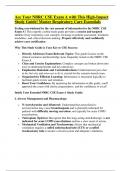 Ace Your NBRC CSE Exam &ndash; Respiratory Therapy Clinical Simulation Study Guide &lpar;USA&comma; 2023&rpar; &ndash; Complete Practice Questions with Detailed Rationale