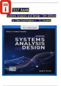 Systems Analysis and Design&comma; 12th Edition &ndash; Test Bank&comma; Gary B&period; Shelly&comma; Course Resource Material