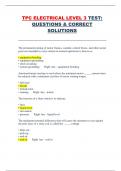 TPC Electrical Level 3 &ndash; Complete Test Questions & Correct Solutions &lpar;U&period;S&period; Based Technical Training&rpar; &ndash; Practice Exam Material