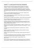 NWSA TT1 EXAM QUESTIONS AND ANSWERS