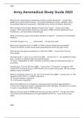 Army Aeromedical Study Guide 2025