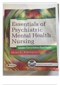 Test Bank For Essentials of Psychiatric Mental Health Nursing&colon; Concepts of Care in Evidence-Based Practice 5th Edition by SHUO&vert;&vert;ISBN NO&semi; 9780803623385 &vert;&vert; All Chapters Covered&vert;&vert;Complete Guide A&plus;&period;