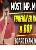 Foreign exchange and bop
