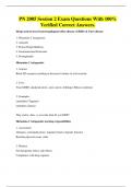 PN 2005 Session 2 Exam Questions With 100&percnt; Verified Correct Answers&period;