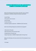 NURS502 MIDTERM EXAM 200&plus; QUESTIONS &  CORRECT ANSWERS LATEST 2025