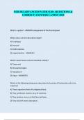 NUR 502 ADVANCED PATHO 120&plus; QUESTIONS &  CORRECT ANSWERS LATEST 2025 
