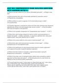 ASCP BOC COMPREHENSIVE EXAM 2025&sol;2026 QUESTIONS WITH ANSWERS RATED A&plus;