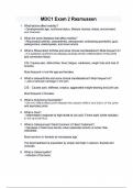 MDC1 Exam 2 Rasmussen
