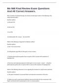 Mn 568 Final Review Exam Questions And All Correct Answers&period;