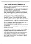EVR 2001 EXAM 1 QUESTIONS AND ANSWERS