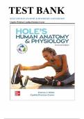 Test Bank &mdash; Hole&rsquo;s Human Anatomy & Physiology&comma; 16th Edition &lpar;Welsh & Prentice-Craver&comma; 2021&rpar;&comma; Chapters 1-24 &vert; All Chapters Covered