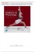 TEST BANK &ndash; Fundamentals of Anatomy & Physiology&comma; Author Frederic Martini &comma; Judi Nath &comma;Edwin Bartholomew 12th Edition
