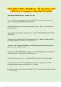 NSG 6006 Practice Questions 80 Questions with 100- Correct Answers Updated & Verified