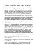 EVR 2001 EXAM 1 USF QUESTIONS & ANSWERS