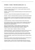 EVR2001- EXAM 1 REVIEW &lpar;MODULES 1-4&rpar;