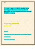 NSG300 Exam 2&comma; NSG 300 nursing exam&comma;  nursing questions and answers&comma; clinical  nursing exam&comma; intermediate nursing concepts&comma;  NSG300 test prep