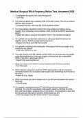 Medical-Surgical RN A Prophecy Relias Test&comma; Answered 2025