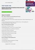Reading&comma; Understanding&comma; and Applying Nursing Research &lpar;6th Edition&comma; James A&period; Fain&rpar; &ndash; Complete Test Bank for Chapters 1&ndash;15