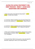 ALPHA PHI ALPHA FRATERNITY INC&comma;  IMDP PROCESS - WEEK 1&period; EXAM 2025  QUESTIONS AND ANSWERS&period;