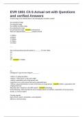 EVR 1001 Ch 6 Actual set with Questions and verified Answers