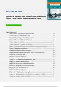 Statistics for Managers Using Microsoft Excel &lpar;9th Edition&comma; David M&period; Levine&comma; David F&period; Stephan&comma; Kathryn A&period; Szabat&rpar; &ndash; Complete Test Bank for Chapters 1&ndash;20