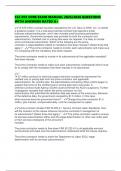 CLC 059 CORE EXAM MANUAL 2025&sol;2026 QUESTIONS WITH ANSWERS RATED A&plus;