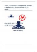 TNCC 2025 Exam Study Guide Comprehensive Question And Answers From Examiner &lpar; May 20th&comma;2025 Exam&rpar;