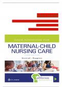 TEST BANK FOR DAVIS ADVANTAGE FOR MATERNAL CHILD NURSING CARE 3RD EDITION SCANNELL &sol;ALL CHAPTERS 1 - 33 COMPLETE NEWEST VERSION UPDATED 2025