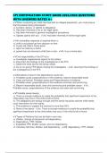 CPI CERTIFICATION STUDY GUIDE 2025&sol;2026 QUESTIONS WITH ANSWERS RATED A&plus;