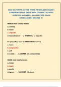 2025 ULTIMATE ASVAB WORD KNOWLEDGE EXAM &vert; COMPREHENSIVE EXAM WITH CORRECT EXPERT VERIFIED ANSWERS&period; GUARANTEED EXAM EXCELLENCE&period; GRADED A&plus;