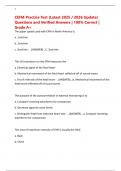 CEFM Practice Test &lpar;Latest 2025 &sol; 2026 Update&rpar; Questions and Verified Answers &vert; 100&percnt; Correct &vert; Grade A&plus;
